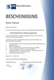 IHK - Sachkundeprüfung im Bewachungsgewerbe